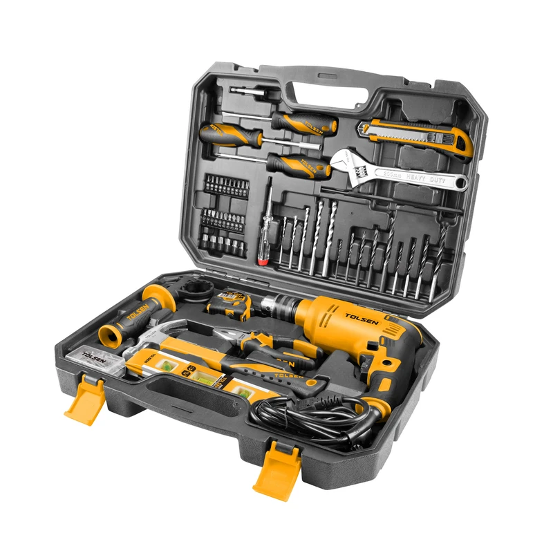 کیت دریل 13 چکشی 750 وات 95 پارچه تولسن TOOLSEN مدل 79685 