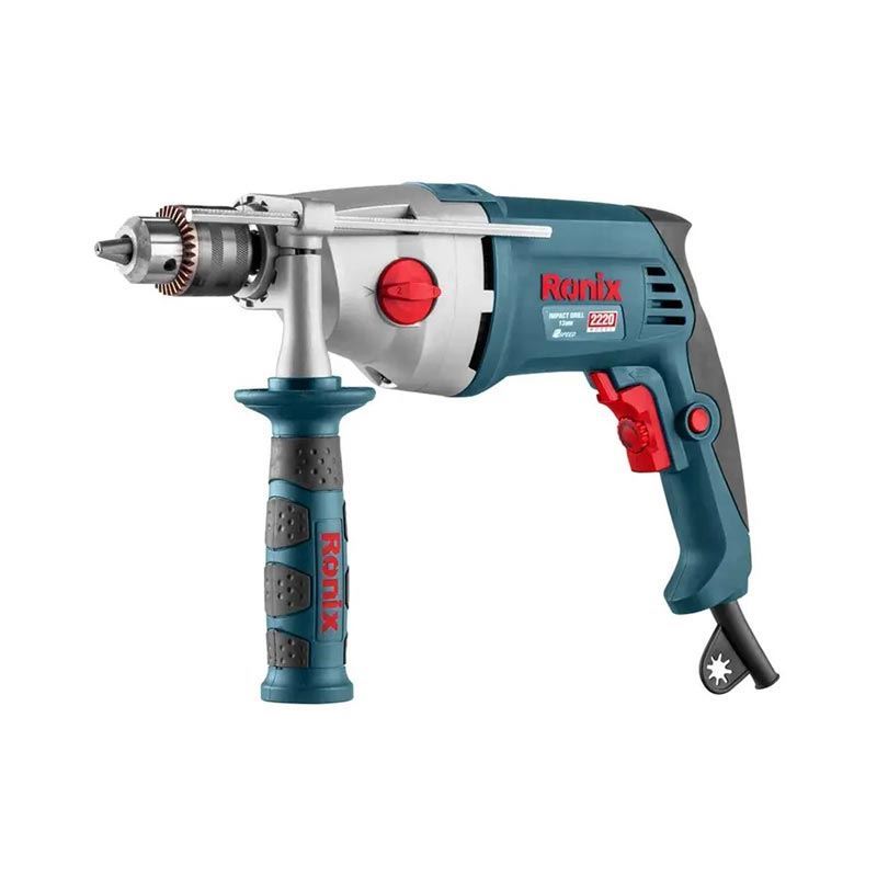 دریل 13 آچاری 1050 وات مدل 2220 رونیکس RONIX Ronix 2220 1050W 13mm Keyed Impact Drill with BMC Case