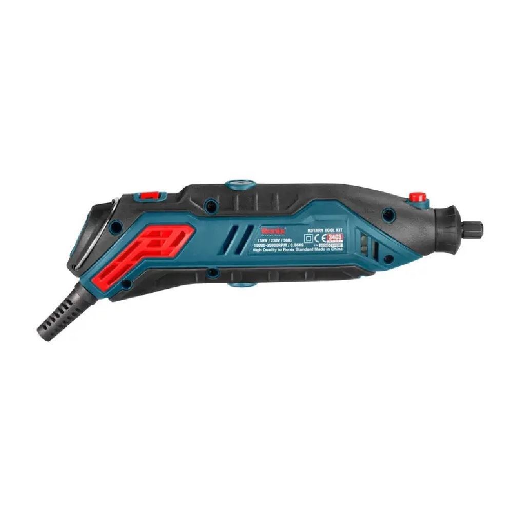 فرز مینیاتوری مدل 3403 رونیکس RONIX Ronix 3403 Mini Rotary Tool 130W Variable Speed Engraving Drill Kit with 40 Accessories