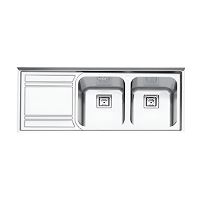 سینک ظرفشویی رو کار راست مدل PS-1175 پرنیان PARNIAN STEEL 