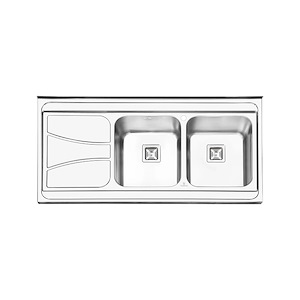 سینک ظرفشویی رو کار راست مدل PS-1112 پرنیان PARNIAN STEEL 