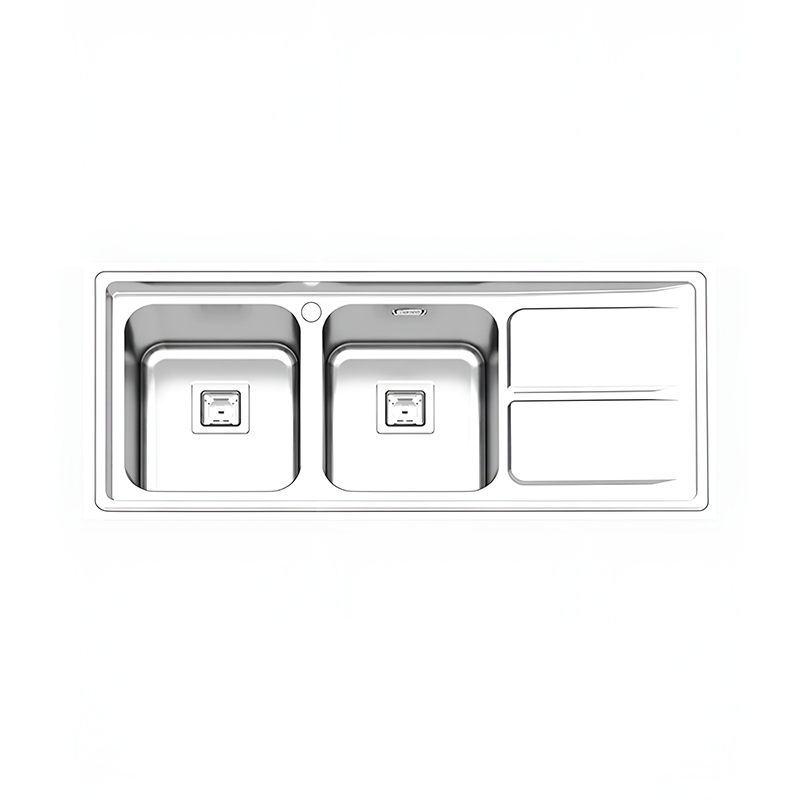 سینک ظرفشویی تو کار چپ مدل PS-1288 پرنیان PARNIAN STEEL 