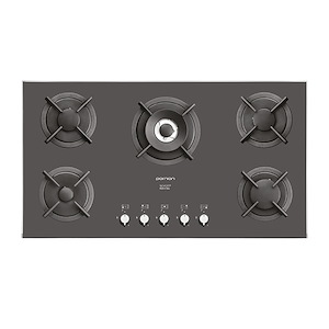 اجاق گاز 5 شعله شیشه ای ایتالیایی V1 مدل PB-5401 پرنیان PARNIAN STEEL 