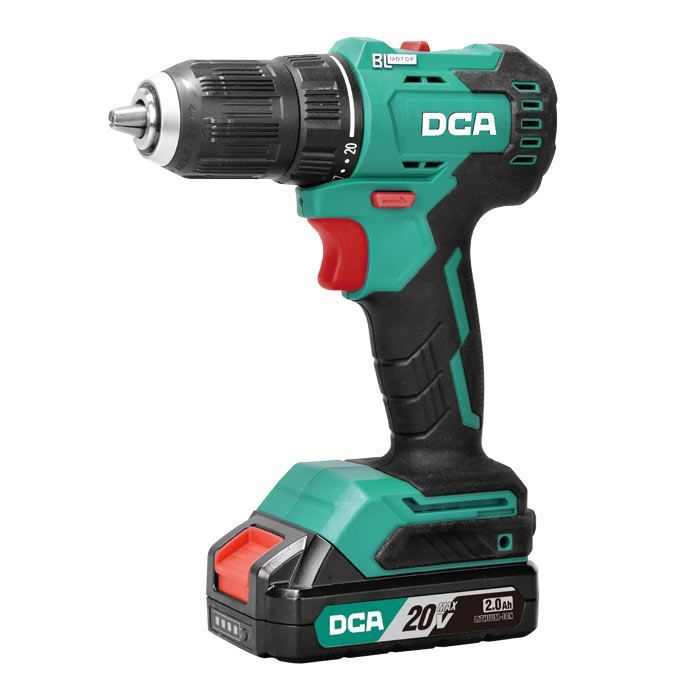 دریل شارژی 20 ولت 2 آمپر (تک باطری) کد ADJZ2050DM دی سی ای DCA 