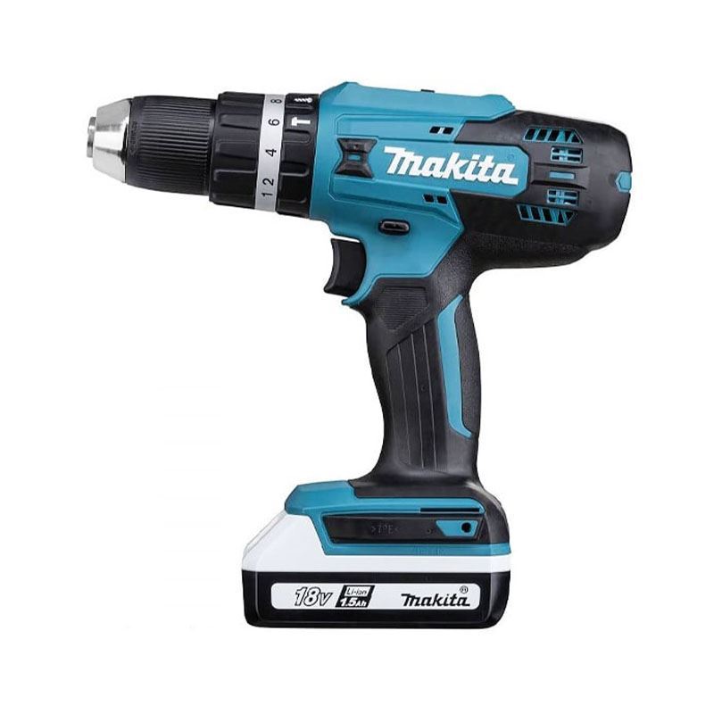 دریل شارژی چکشی 18 ولت ماکیتا MAKITA مدل HP488D002 (به سفارش امارات) 