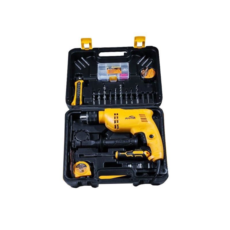 کیت دریل 13 و متعلقات 28 پارچه کد 0306جاستر JUSTER 1* M43