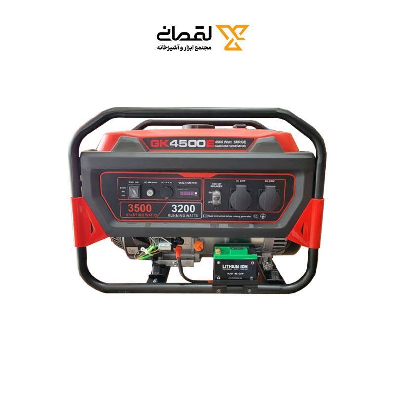 ژنراتور برق 4 کیلو وات استارتی GENKINS کد GK4500E 