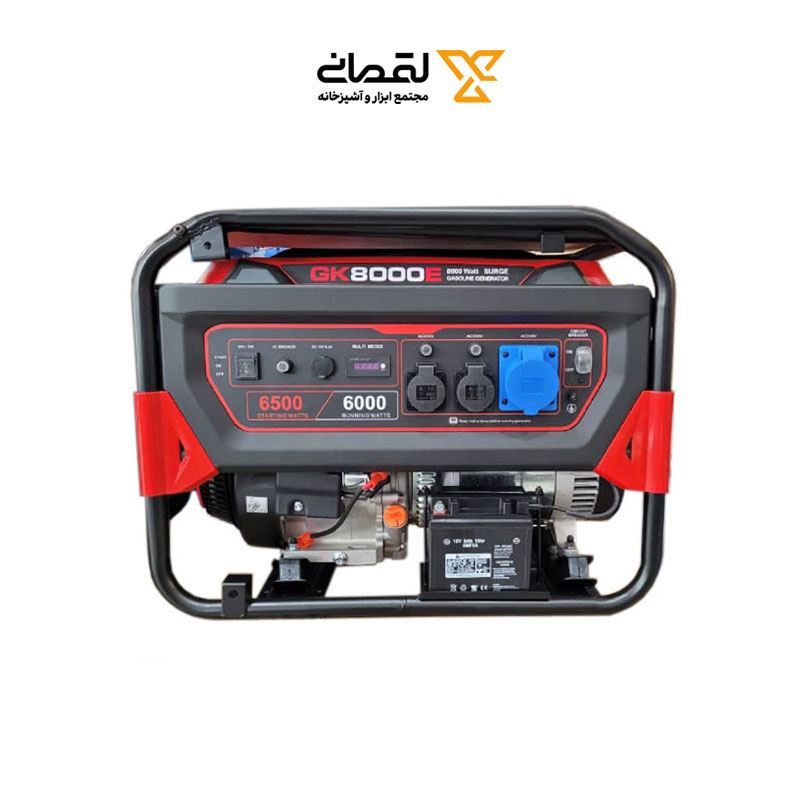 ژنراتور برق 7 کیلو وات استارتی GENKINS کد GK8000E 