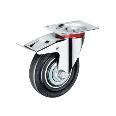 چرخ 125 ورقی مشکی ترمزدار پارس PARS 12*I83