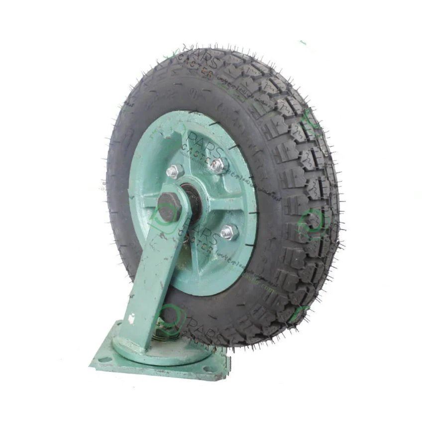 چرخ پاترولی 35 سانتی متری گردان لاستیکی بادی پارس PARS 12*J19   1*R60