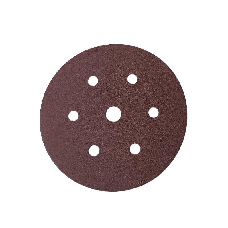 سنباده (اوربیتال) گرد پشت چسبدار 320 (قطر 150 ) 7 سوراخ SA پاس PAS 1*I42/4