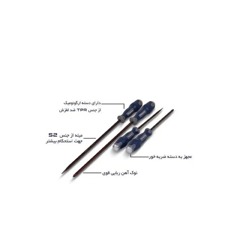پیچ گوشتی دو سو ضربه ای 300*8 هامبورگ HAMBURG 1*L34