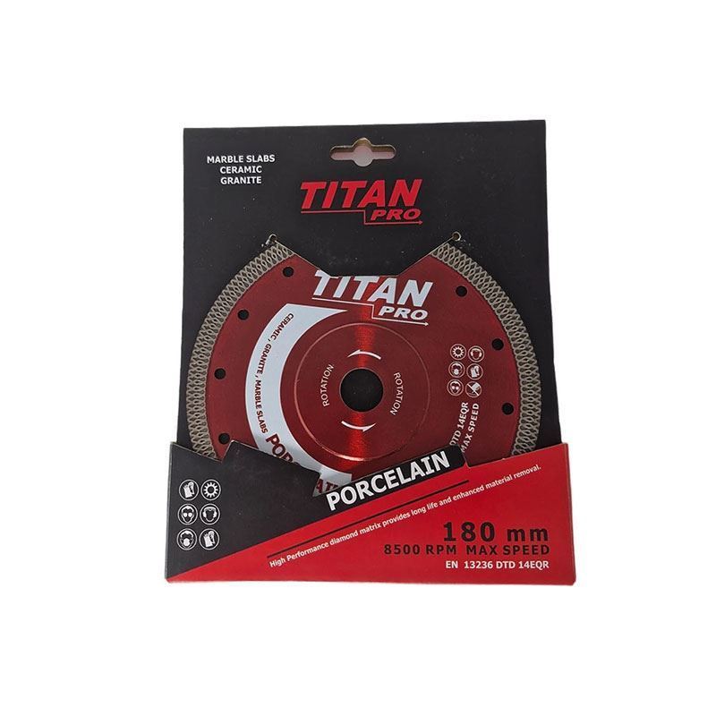 صفحه پرسلان بر 180 م.م تیتان پرو TITAN کد EN13236DTD 1*LX01/4