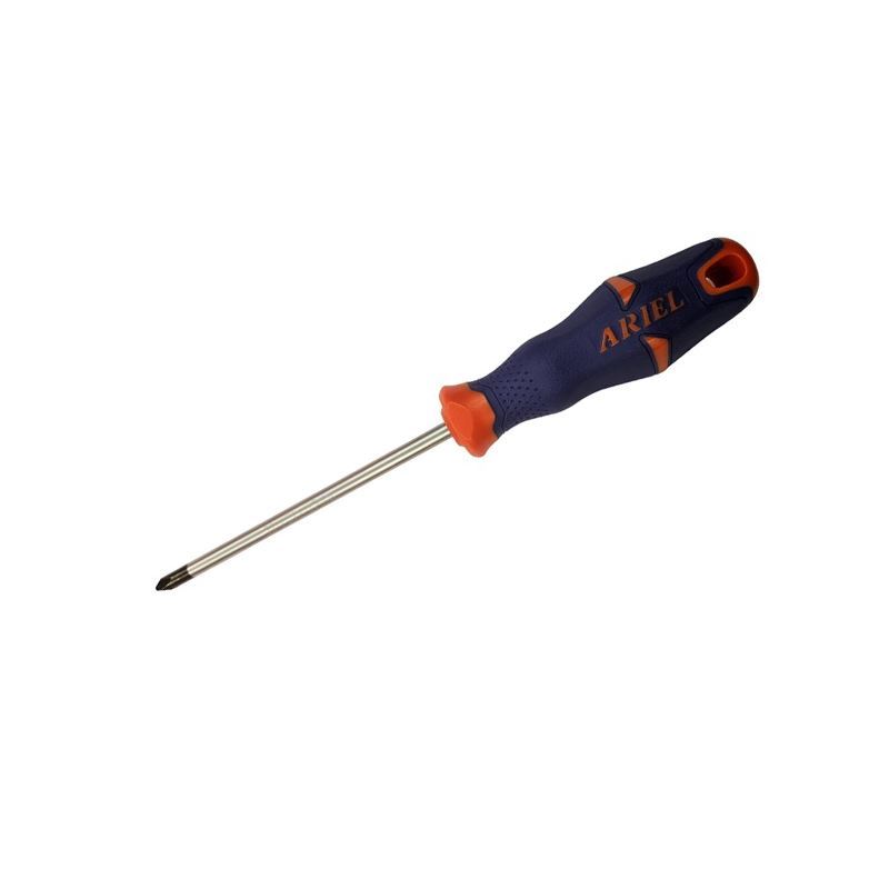 پیچ گوشتی چهار سو 150*3 دسته فایبر ARIEL2 PH0.150کد PMH0150 1*L33