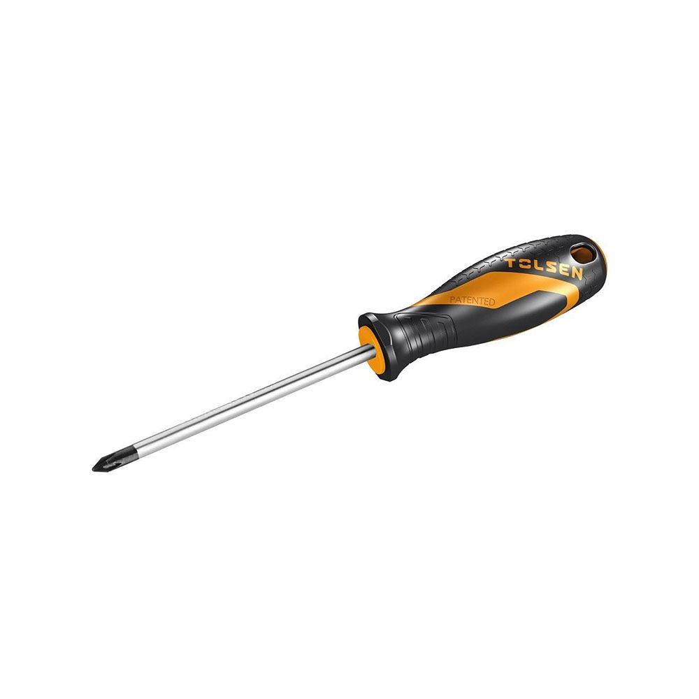 پیچ گوشتی چهار سو 3*150 دسته پلاستیکی تولسن TOLSEN کد 20009	