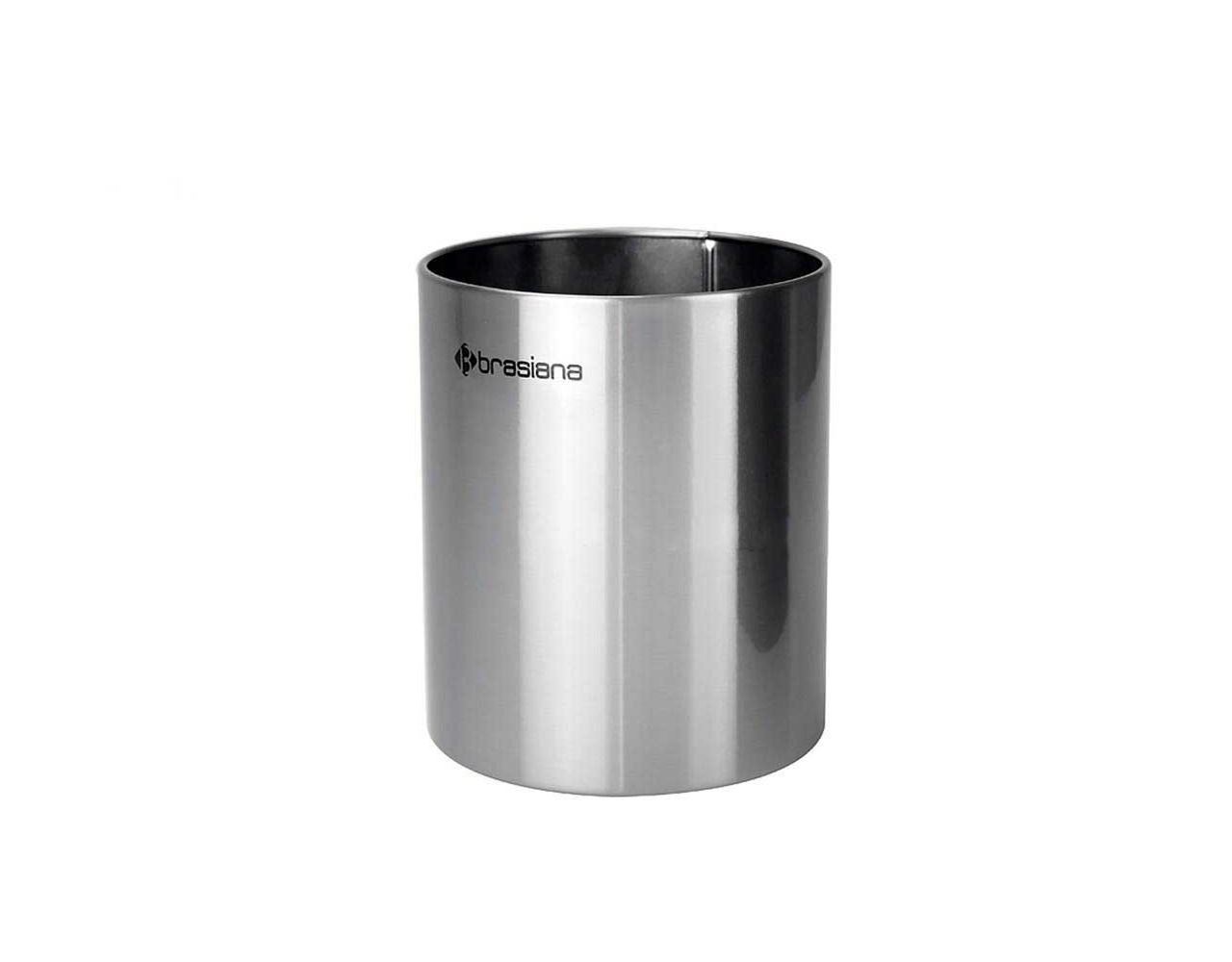 سطل 5 لیتری روزنامه باطله کروم خشدار مدل BPB120 براسیانا BRASIANA I31*1