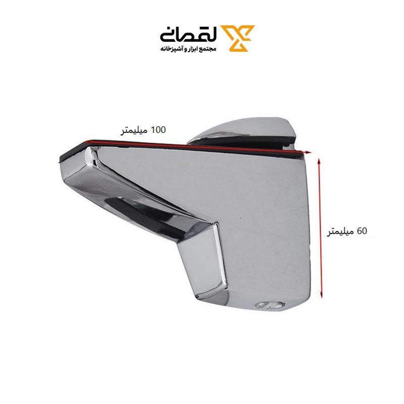 بست آتاژور بزرگ کروم کد N50L S.A نایس NICE 1*CD01/3