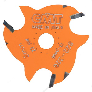 تیغ فرز نجاری (تیغ پرداخت شیار زن افقی) کد 11-320-822 S.A سی ام تی CMT 