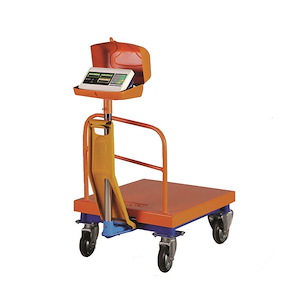 ترازو 600 کیلوگرمی دیجیتالی مدل MB 600 چرخدار پرینتردار بی نظیر 
