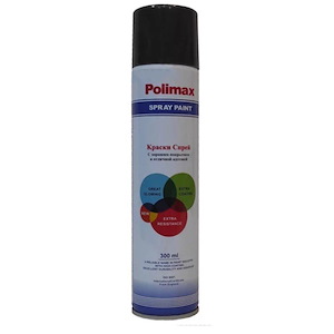 اسپری رنگ مشکی POLIMAX 1*J12   بهار4*12