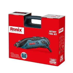 فرز مینیاتوری مدل 3403 رونیکس RONIX Ronix 3403 Mini Rotary Tool 130W Variable Speed Engraving Drill Kit with 40 Accessories