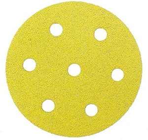 سنباده (اوربیتال) گرد پشت چسبدار 220 (قطر 150 ) 7 سوراخ CA پاس PAS 1*I42/4