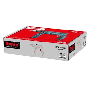 دریل 13 آچاری 750 وات مدل 2260 رونیکس RONIX Ronix 2260 750W 13mm Keyed Impact Drill Variable Speed Electric Drill