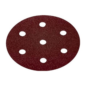 سنباده (اوربیتال) گرد پشت چسبدار 150 (قطر 150 ) 7 سوراخ پاس PAS 1*I42