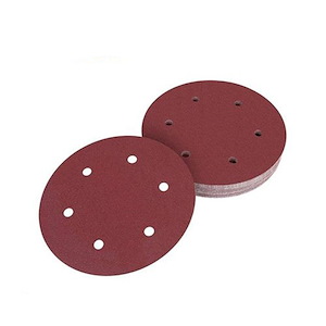 سنباده (اوربیتال) گرد پشت چسبدار 150 (قطر 225) 6 سوراخ پاس PAS 1*I42/3
