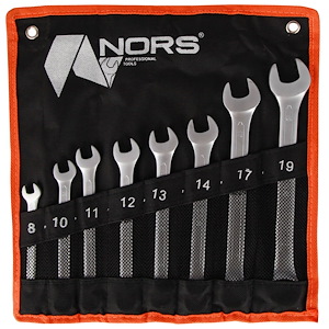 ست آچار یکسر رینگی  کیفی 8 عددی نورس NORS 1*L61