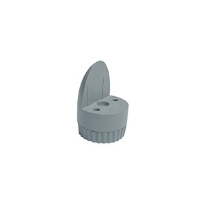 پایه کابینتی تخم مرغی یکطرفه طوسی کد P70 S.A باربد 1*Z04/2  بابونه12*12