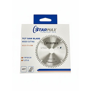 تیغ اره چوب بر 115 دندانه 40 کد SCO-17115W استارمکس STARMAX 1*LX01/2