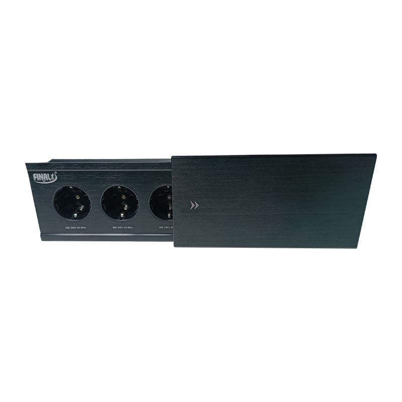 پریز برق 351 مشکی فاینال 1*G14