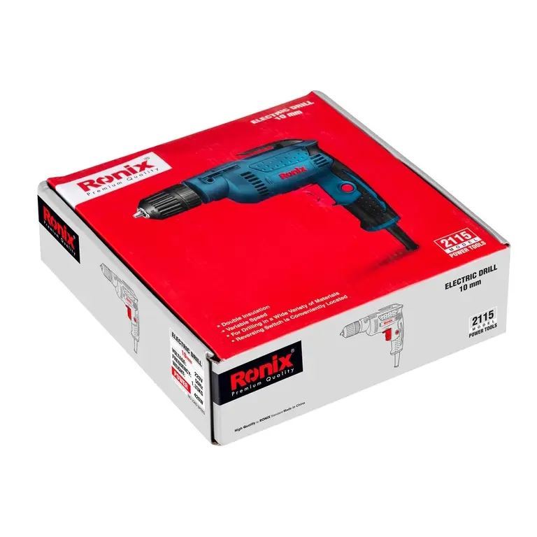 دریل 10 اتومات 420 وات کد 2115 رونیکس RONIX Ronix 2115 420W 10mm Keyless Electric Drill
