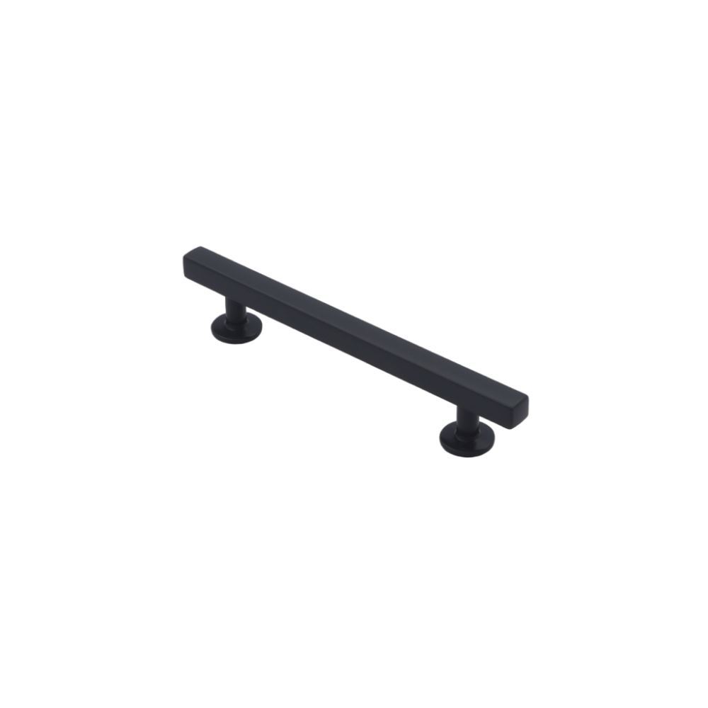 دستگیره کابینتی دو پیچ مدل PILLAR سایز 128 DARK GRAY زئوس ZEUS 1*H82