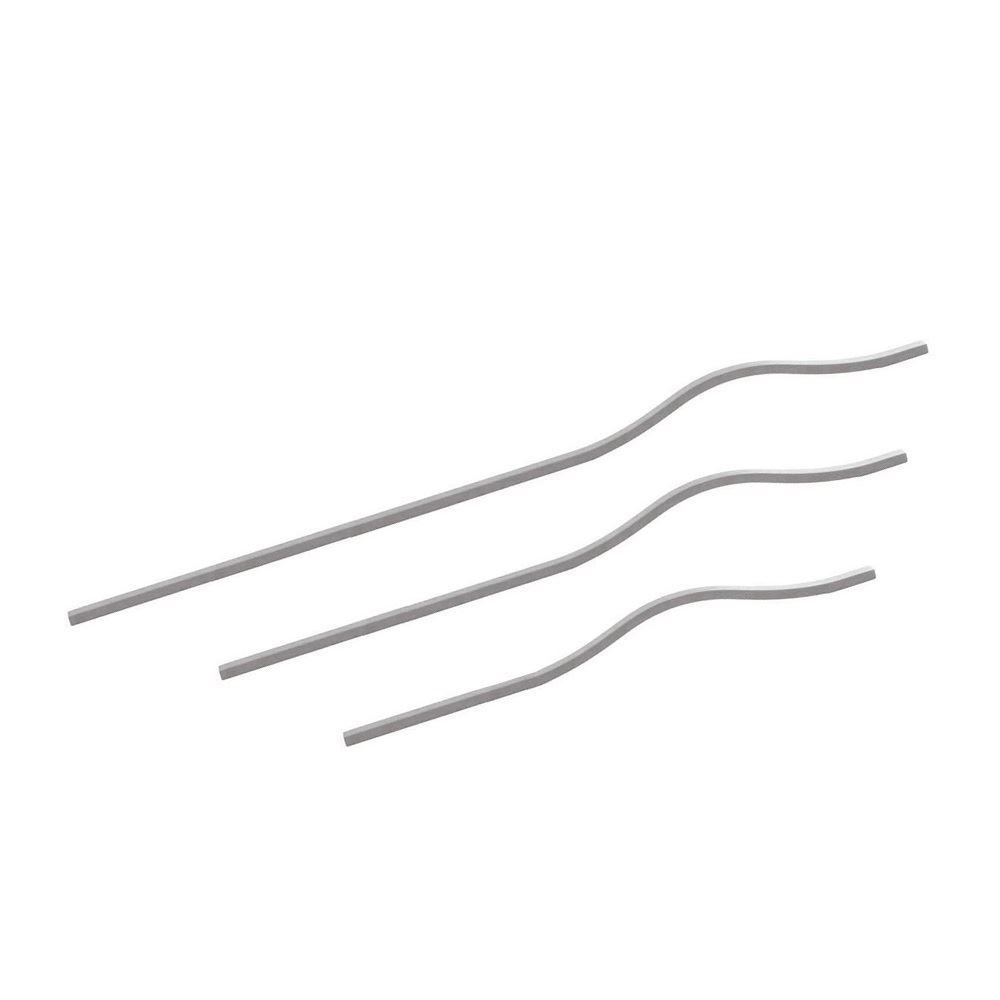 دستگیره کابینت طوسی مدل S250-350 ساتیدا SATIDA 1*H63