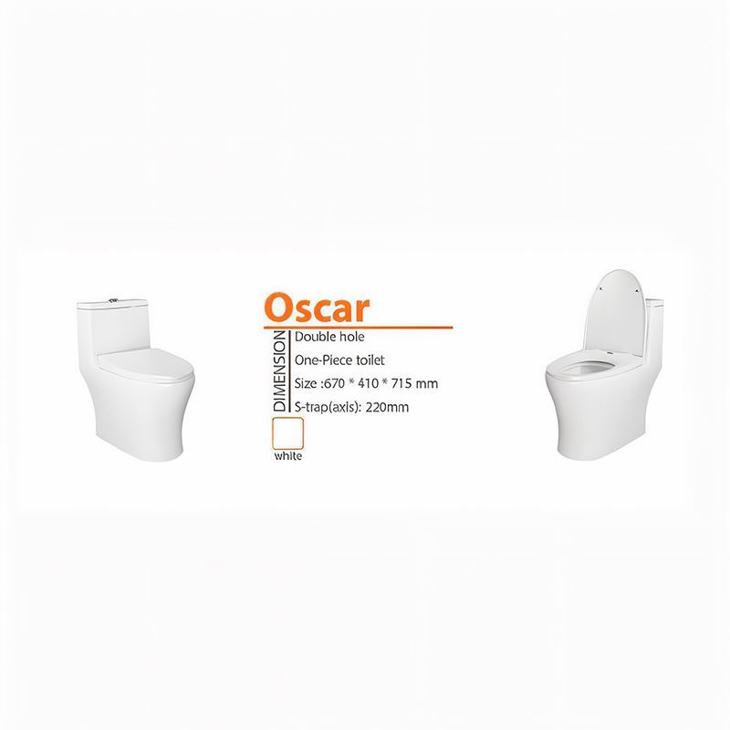 توالت فرنگی مدل OSCAR سفید ورتا VERTA 12*مریم4
