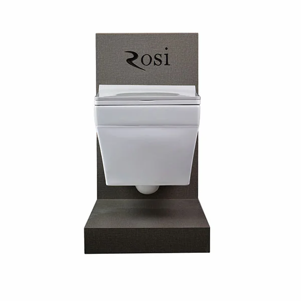 توالت فرنگی وال هنگ سفید ساده درجه یک مدل لاریسا رسی ROSI 