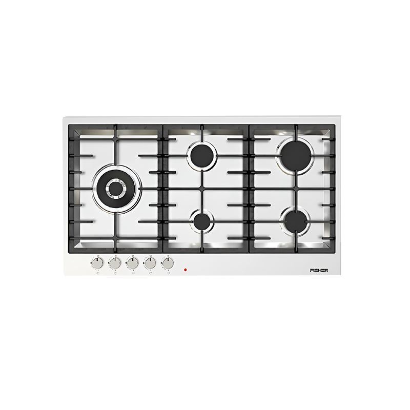 اجاق گاز 5 شعله استیل مدل F903S فیشر FISHER 