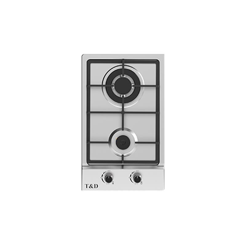 اجاق گاز استیل 2 شعله مدل TD127E تی اند دی T&D گلستان4*12