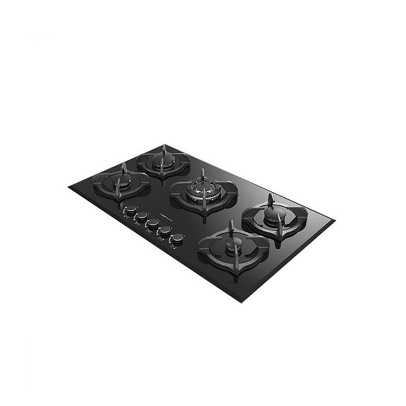اجاق گاز 5 شعله شیشه ای مدل G554 دیموند DEEMUND فرشته9*12