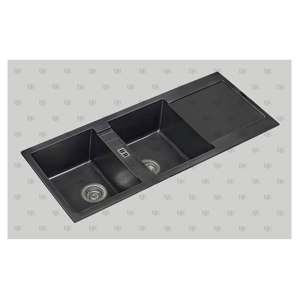 سینک ظرفشویی گرانیتی کد SG5 مشکی ای ال کا ELK 12*B3