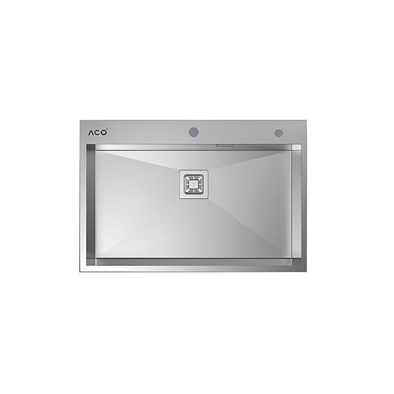 سینک ظرفشویی استیل 50*75 با جا مایع کد ST-05 آکو ACO نسترن14*12