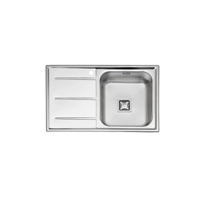 سینک ظرفشویی نیمه فانتزی توکار راست مدل 4062 ایلیا استیل ILIA STEEL نسترن16*12
