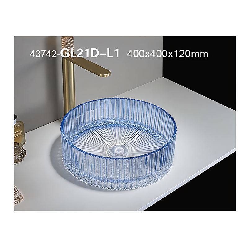 سنگ روشویی آبی 120*400*400 مدل GL21D-L1-PI مرآس MERASSE (به سفارش اروپا) لاله13*12
