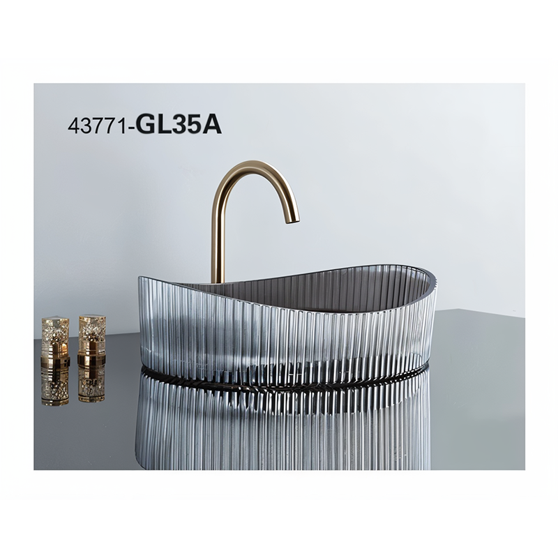 سنگ روشویی خاکستری140*375*500 مدل GL35-G-PI مرآس MERASSE (به سفارش اروپا) لاله8*12