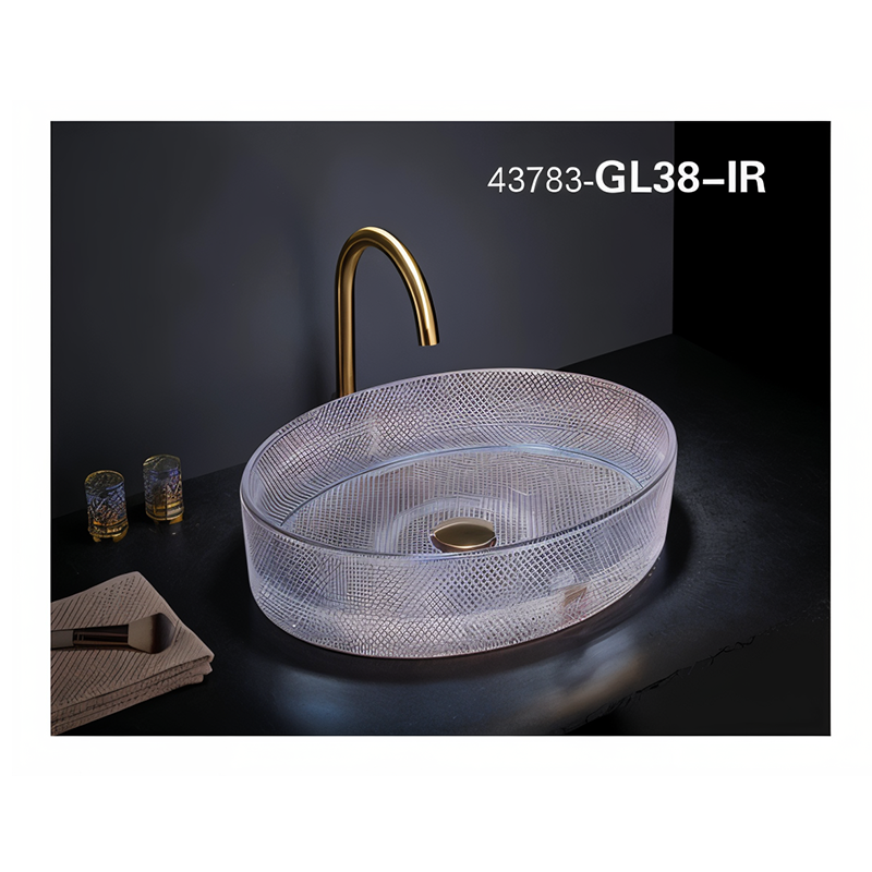سنگ روشویی رنگین کمان 120*375*500 مدل GL38-IR-PI مرآس MERASSE (به سفارش اروپا) لاله 9*12