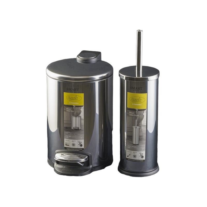 سطل و برس 3 لیتری کروم خشدار مدل 3100 اسمارت SMART 1*J41