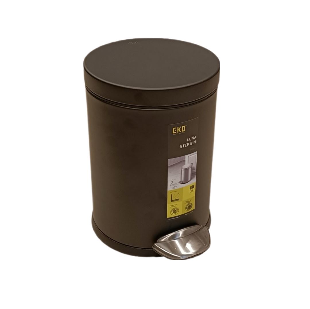 سطل زباله 3 لیتری گرد مشکی اکو  کد 9219P-BL اسمارت SMART 