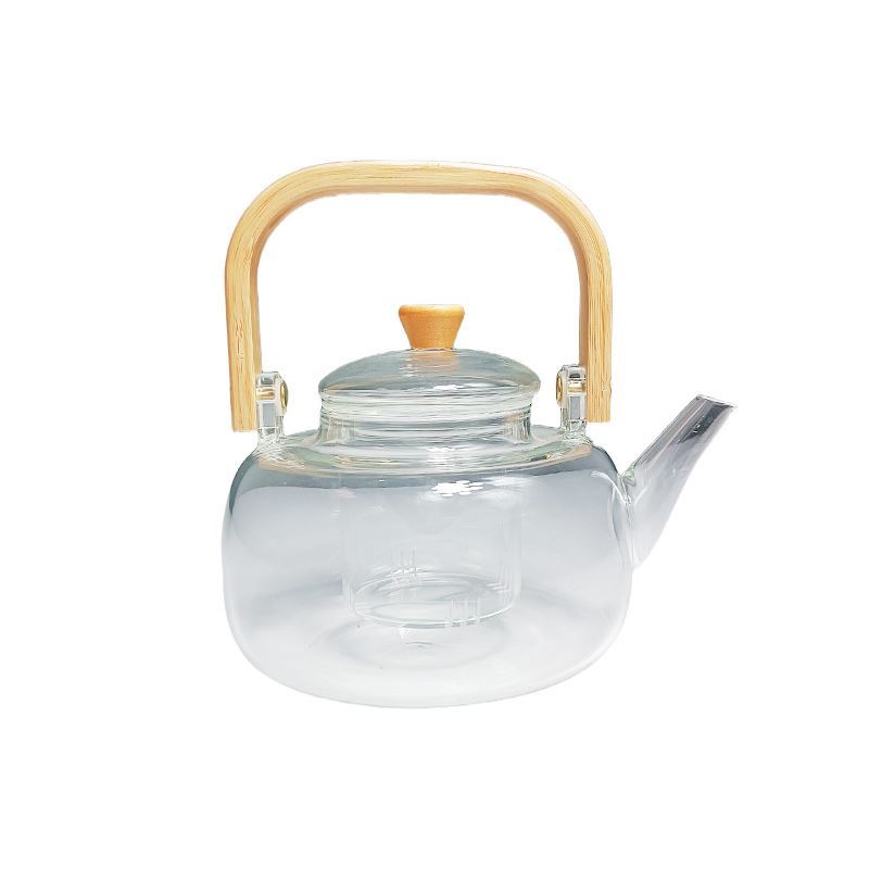 قوری پیرکس دسته چوبی کد 1019 گلدن هاوس GOLDEN HOUSE 